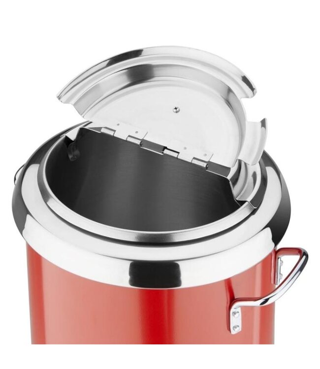 Soepketel met handgrepen | Rood | 5,7 Liter