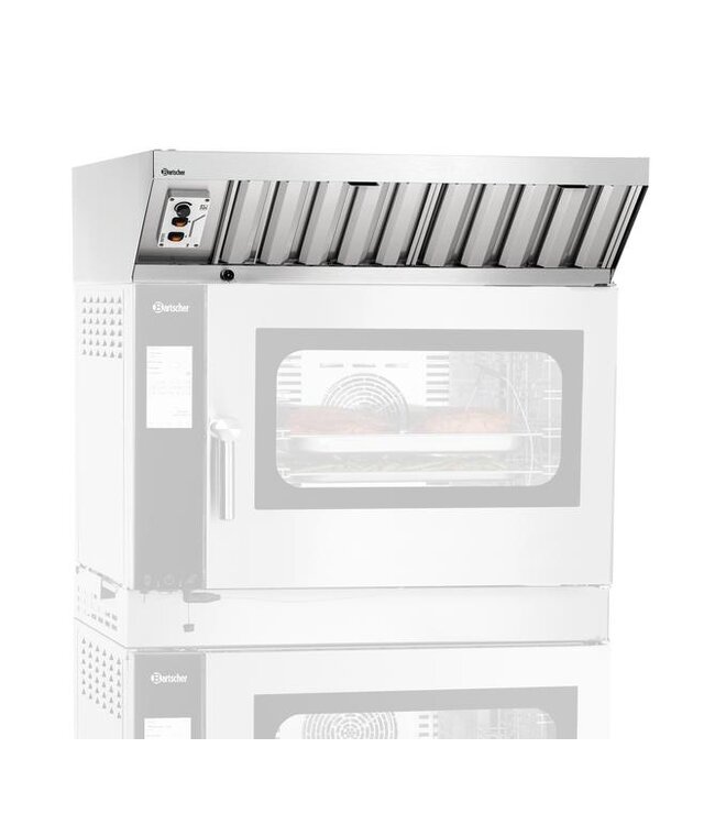 Afzuigkap Silversteam2 | Met motor | 830m³ | Stekkerklaar | 905mm breed