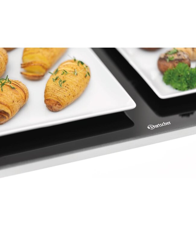 Warmhoudplaat WP320S 1/1S | 1/1GN | Schott ceran glas | 600x400mm