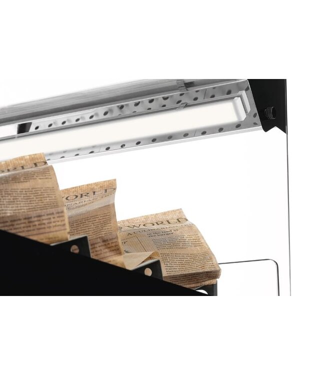 Warmhoudvitrine SN10 Bartscher | 1 Etage | Open model | (H)39x(B)76,5x(D)57cm