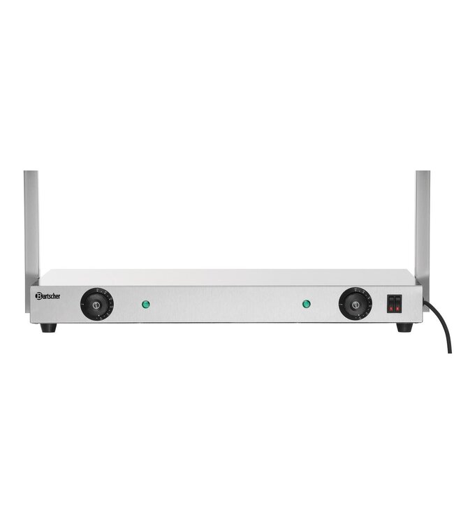 Warmtebrug I2WL801 met warmhoudplaat | 2x 1/1GN | Infrarood