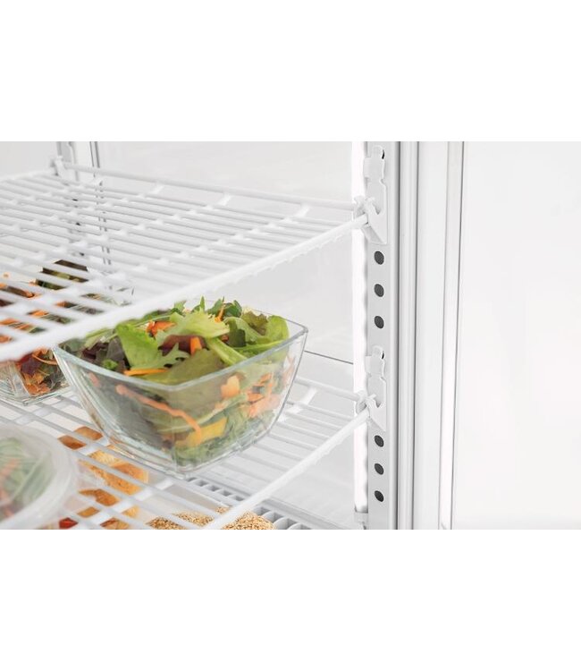 Mini koelvitrine 75L2T | 75L | 4 Niveaus | Wit | (H)91,5x(B)43x(D)43cm