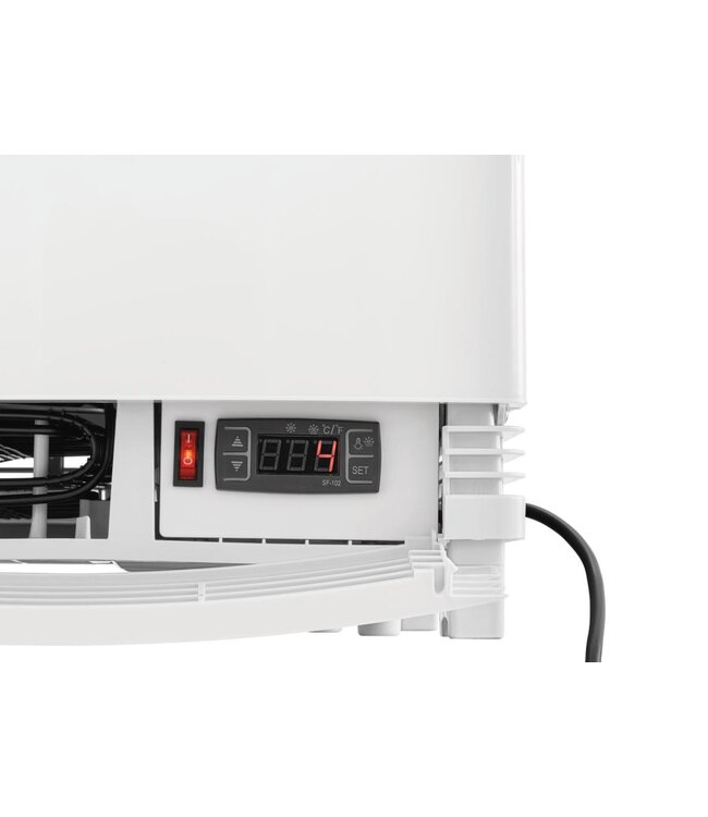 Mini koelvitrine 75L2T | 75L | 4 Niveaus | Wit | (H)91,5x(B)43x(D)43cm