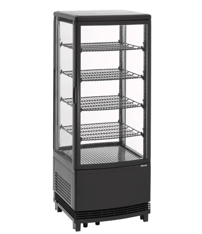 Mini koelvitrine 98L2T | 98L | 5 Niveaus | Zwart | (H)109x(B)43x(D)43cm