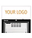 Displaykoelkast met glazen deur GTK1-123 | 232 Liter | (H)202,5x(B)45x(D)52,5cm