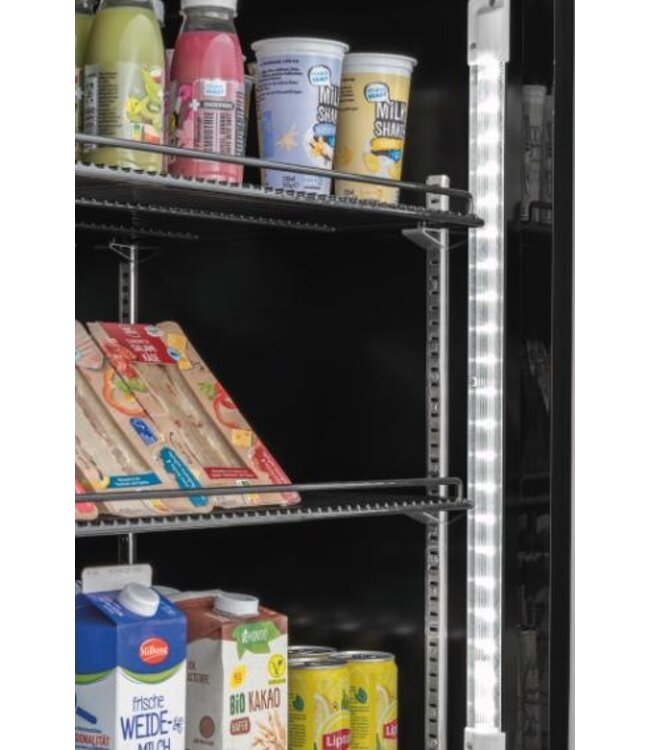 Koel-vriescombinatie KTK1-122 met glazen deuren | 430 Liter | (H)200x(B)70x(D)78cm