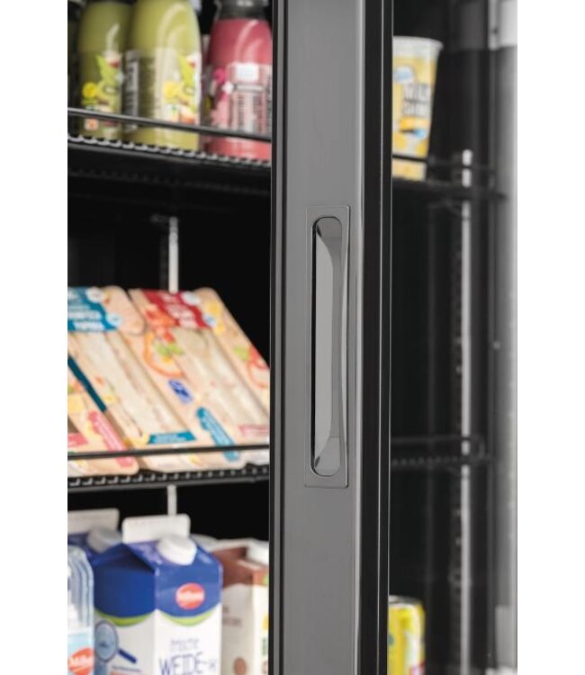 Koel-vriescombinatie KTK1-122 met glazen deuren | 430 Liter | (H)200x(B)70x(D)78cm