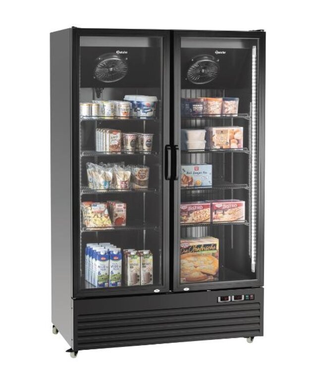 Koel-vriescombinatie KTK2-222 met 2 glazen deuren | 820 Liter | (H)200x(B)122x(D)80,5cm