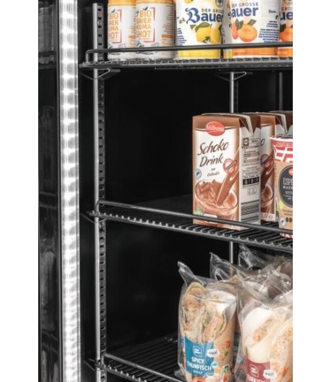 Koel-vriescombinatie KTK2-222 met 2 glazen deuren | 820 Liter | (H)200x(B)122x(D)80,5cm