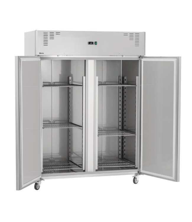 RVS Koelkast KGN2-212 met 2 deuren | 2/1GN | 1350 Liter | (H)205x(B)148,5x(D)83,5cm