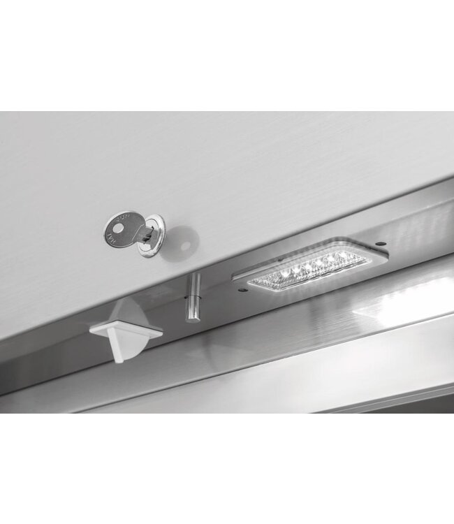 RVS Koelkast KGN2-212 met 2 deuren | 2/1GN | 1350 Liter | (H)205x(B)148,5x(D)83,5cm