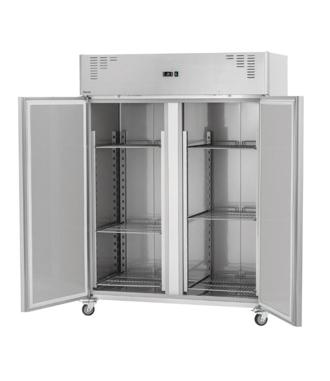 RVS Koelkast KGN2-212 met 2 deuren | 2/1GN | 1350 Liter | (H)205x(B)148,5x(D)83,5cm