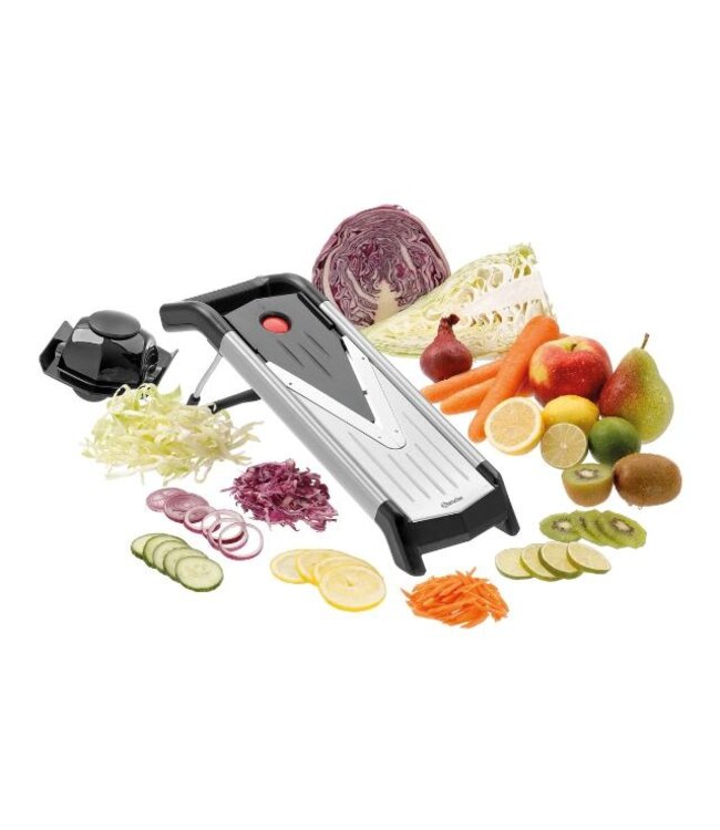 Mandoline 50 groentesnijder | Incl. 5 inzetstukken