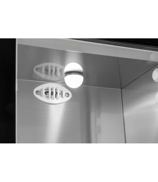 Melkkoelkast-kopjesverwarmer combi | 12L | Voor 30 kopjes | (H)54x(B)31x(D)48,5cm