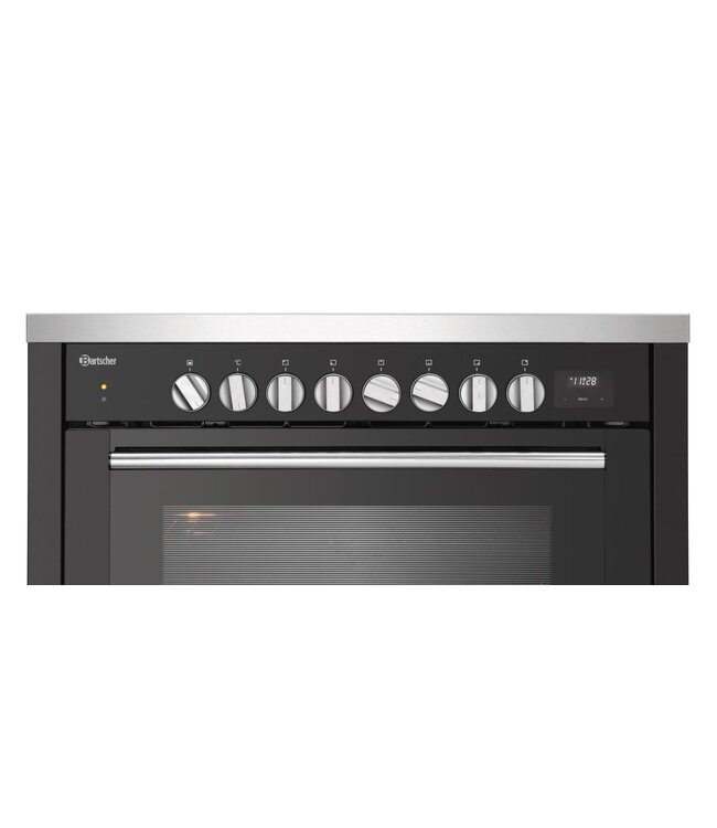 Inductiefornuis 6K-EBMF | 6 Pits | Met elektrische oven