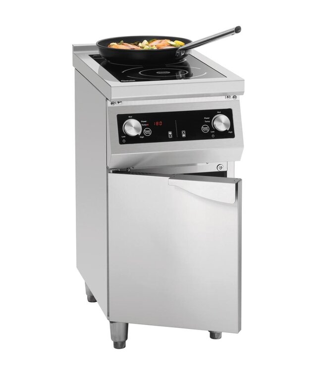 Inductiekookplaat GU | 2-Pits | 5 kW + 3,5 kW | Staand model