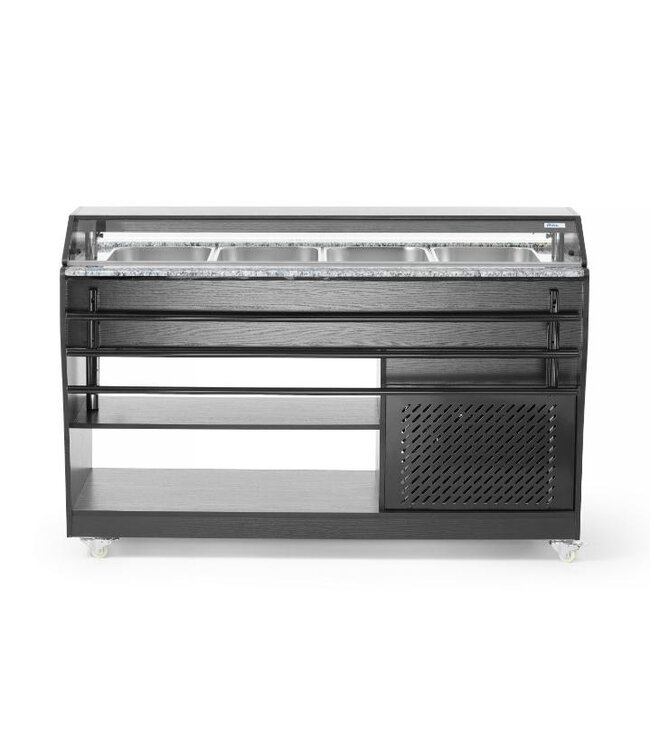 Gekoelde salade buffetwagen | 4x 1/1GN - 150mm diep