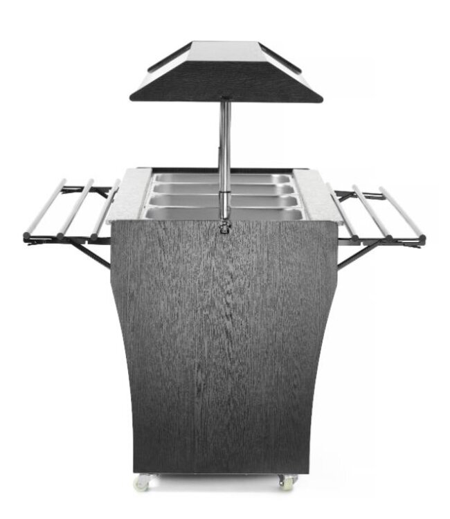 Gekoelde salade buffetwagen | 4x 1/1GN - 150mm diep