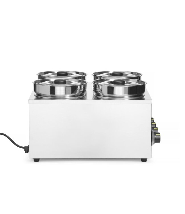 Bain-marie Thermosysteem 4 | 4x 4 Liter | Inclusief ronde pannen