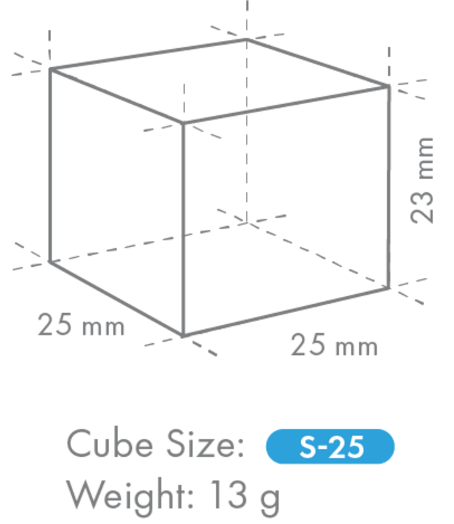 IJsblokjesmachine IM-45PE-25 | 43kg/24u | Luchtgekoeld