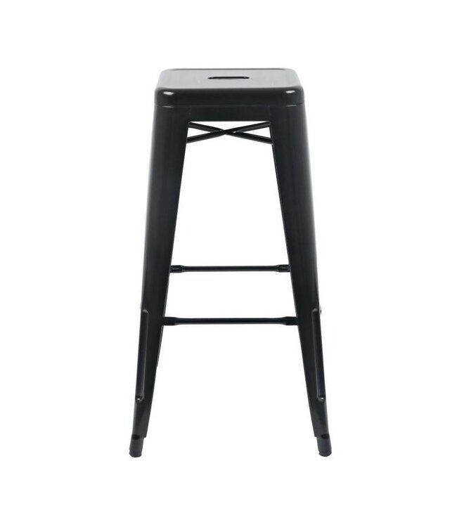 Barkruk Bolero Bistro | Staal | Zwart | 4 Stuks