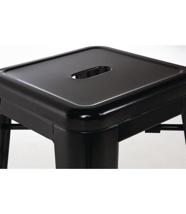 Barkruk Bolero Bistro | Staal | Zwart | 4 Stuks