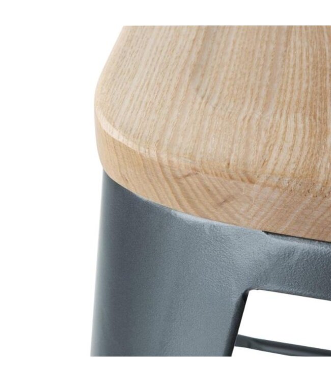 Hoge barstoel Bolero Bistro | Grijs | 4 Stuks