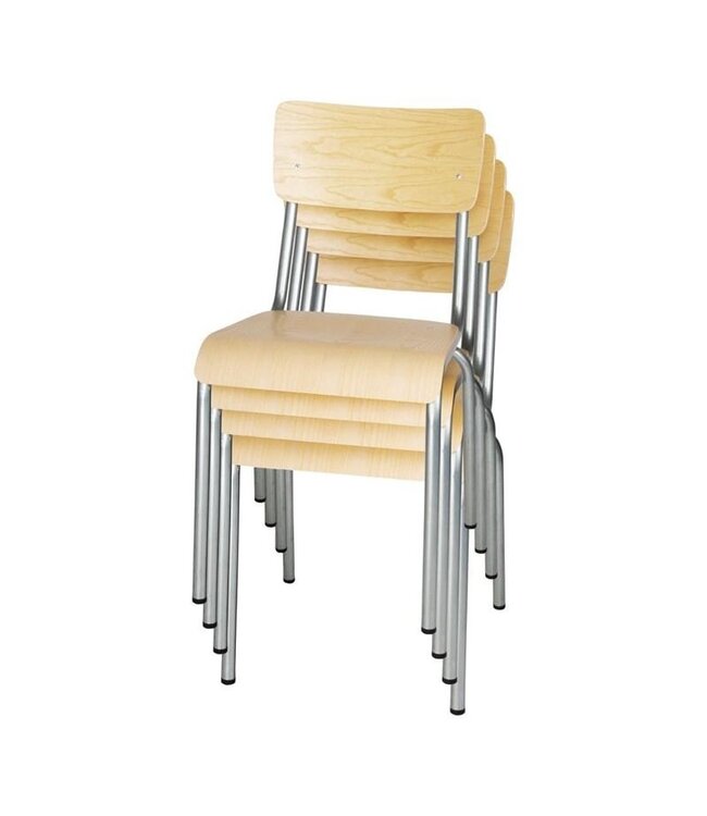 Eetkamerstoel Bolero Cantina | Hout/Staal | 4 Stuks