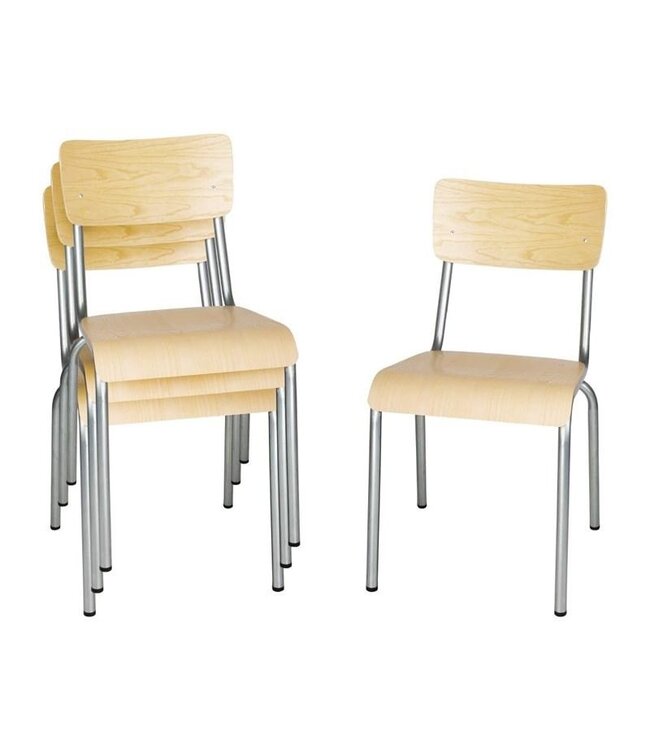 Eetkamerstoel Bolero Cantina | Hout/Staal | 4 Stuks