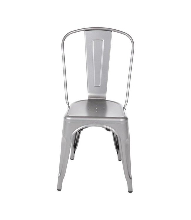 Terrasstoel Bolero Bistro | Staal | Grijs | 4 Stuks