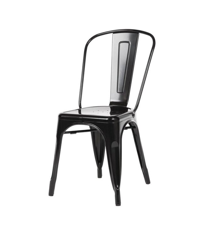 Terrasstoel Bolero Bistro | Staal | Zwart | 4 Stuks