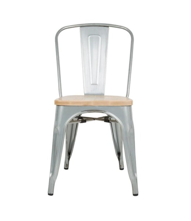 Terrasstoel Bolero Bistro | Staal/Hout | 4 Stuks