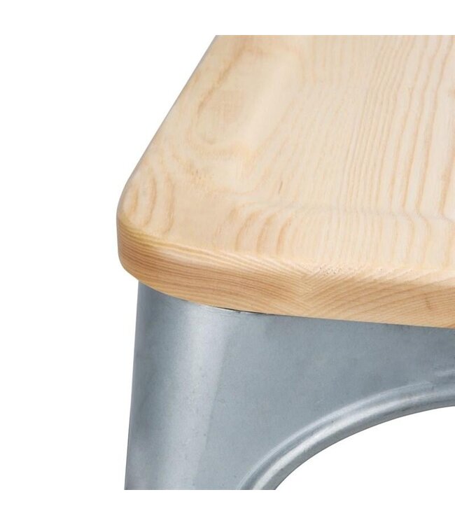 Terrasstoel Bolero Bistro | Staal/Hout | 4 Stuks