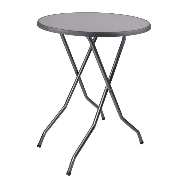 Statafel | Inklapbaar | Rond | 85cm | Antraciet | Online kopen ...