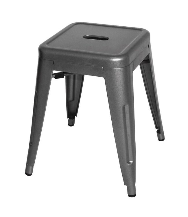 Lage barkruk Bolero Bistro | Grijs | 4 Stuks