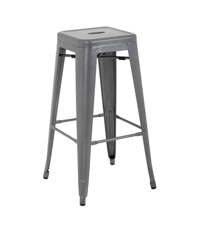 Barkruk Bolero Bistro | Staal | Grijs | 4 Stuks