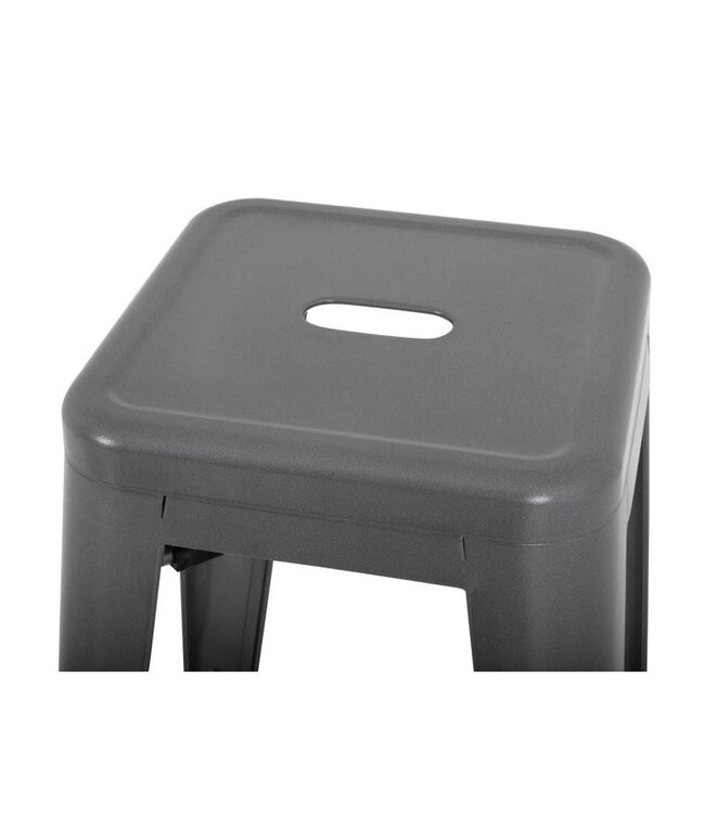 Barkruk Bolero Bistro | Staal | Grijs | 4 Stuks