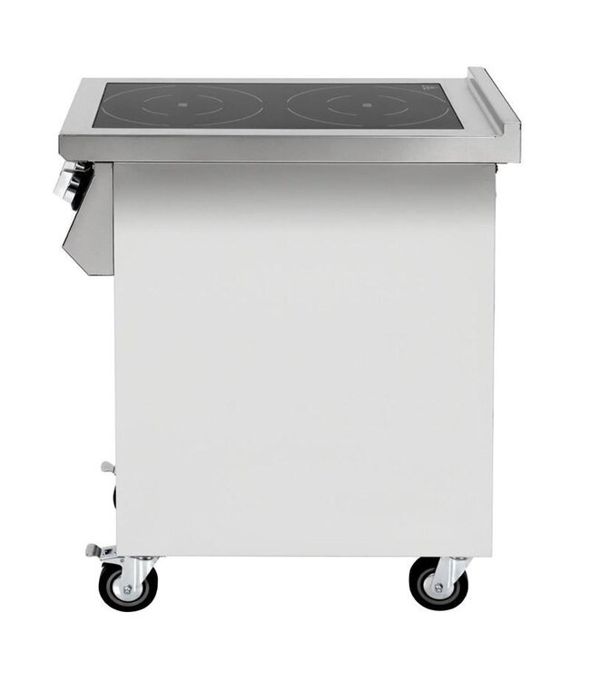 Inductie fornuis Buffalo | 2 Kookzones | 2x 3,5kW | 400V