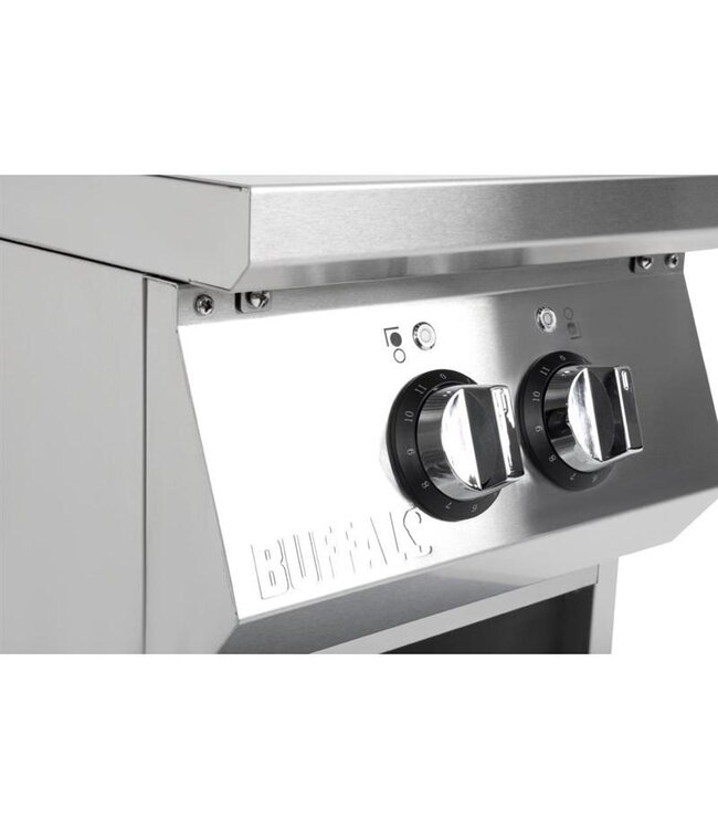 Inductie fornuis Buffalo | 2 Kookzones | 2x 3,5kW | 400V