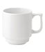 Mok Utopia Pure White | 28cl | Porselein | Stapelbaar | Wit | 36 Stuks