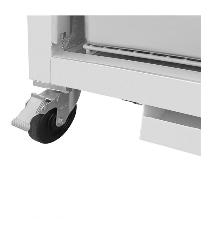 RVS Koelkast Gastro M | Enkeldeurs | 376L | 2/1GN | (H)200x(B)68x(D)81cm