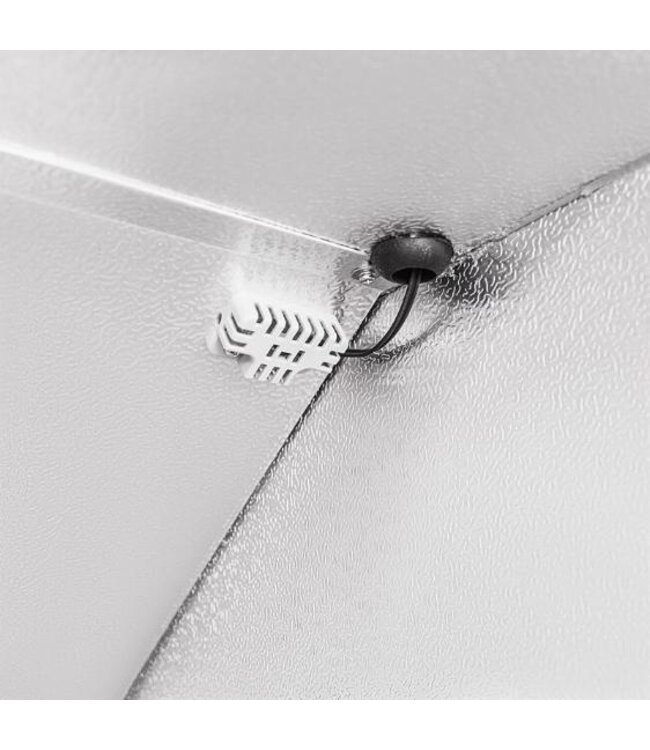 RVS Koelkast Gastro M | Enkeldeurs | 376L | 2/1GN | (H)200x(B)68x(D)81cm