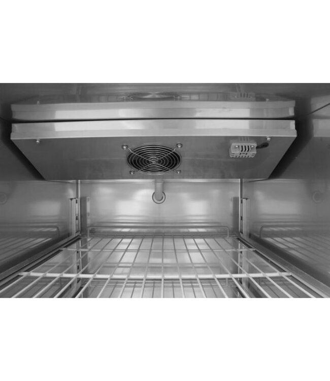 Koelvriescombinatie Polar | Enkeldeurs | 600L | RVS | (H)200x(B)68x(D)81cm