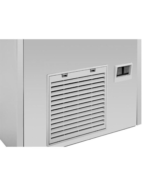 IJsblokjesmachine Polar | Holle ijsblokjes | 47kg/24uur | Vaste wateraansluiting | 28kg bunker