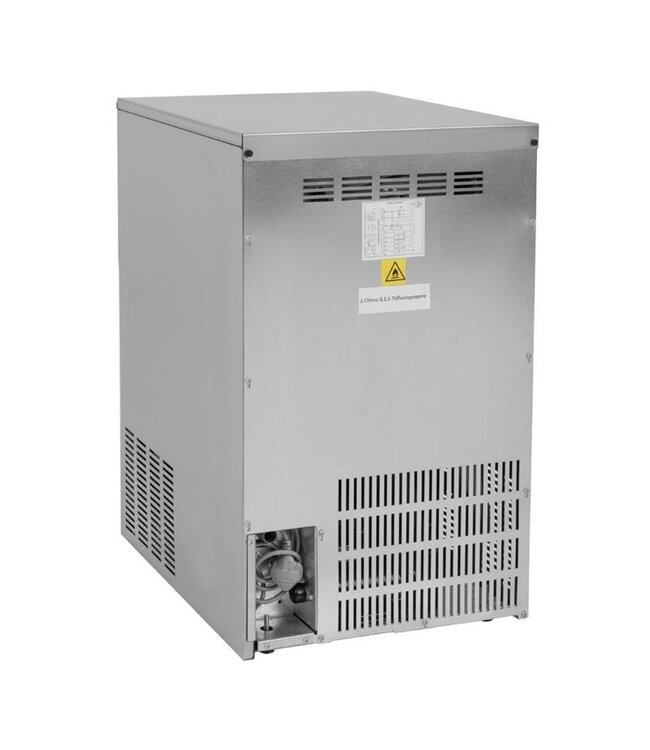 IJsblokjesmachine Polar | Holle ijsblokjes | 47kg/24uur | Vaste wateraansluiting | 28kg bunker