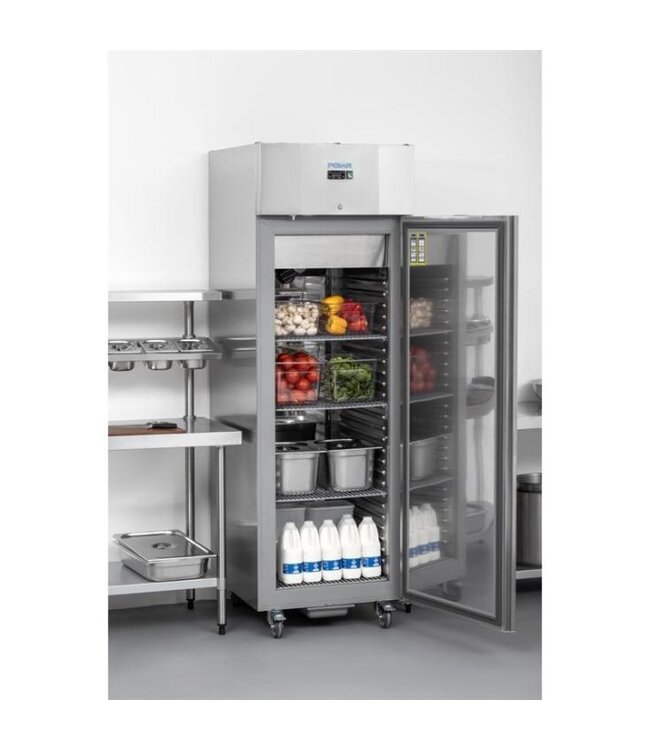 Koelkast Polar | Enkeldeurs | 700L | 2/1GN | (H)215x(B)70x(D)81cm