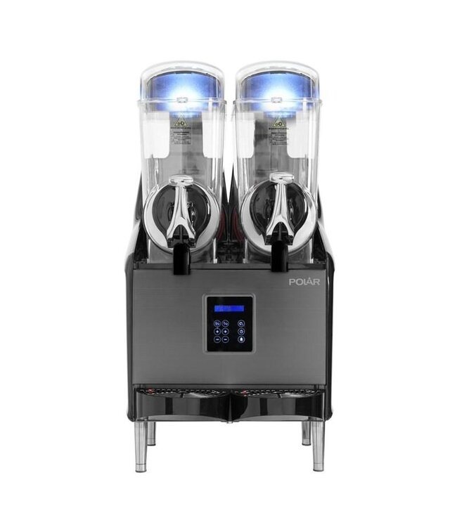 Slush puppy machine | 2x 12L | Laag suiker- en alcoholgehalte