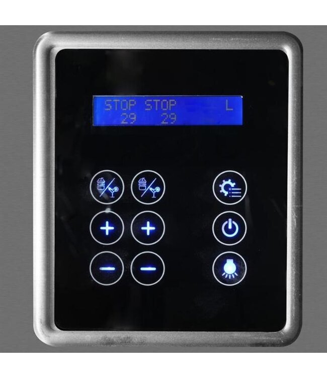 Slush puppy machine | 2x 12L | Laag suiker- en alcoholgehalte