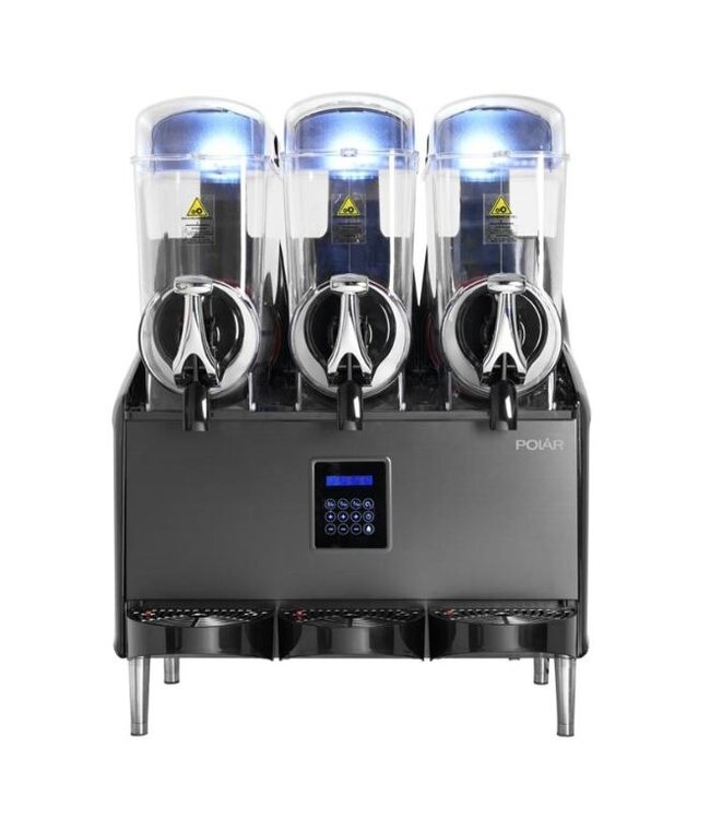 Slush puppy machine | 3x 12L | Laag suiker- en alcoholgehalte