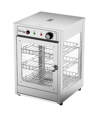 Chef Line Warmhoudvitrine Chef Line | 3 Roosters | (H)52x(B)35x(D)35cm